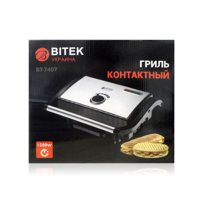 Гриль контактный 1500Вт BITEK BT-7407