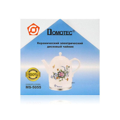 Чайник электрический керамический 1,7л 1500Вт Domotec MS-5055
