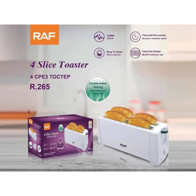 Тостер 220В 1200Вт 4 Slices RAF R265