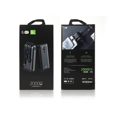 Зовнішній акумулятор (power bank) 20000мАг KP KP-27