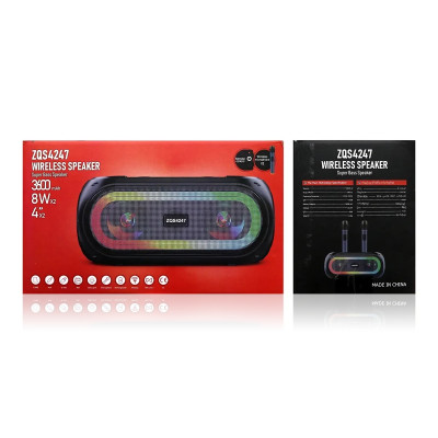 Колонка музыкальная портативная Bluetooth ZQS4247