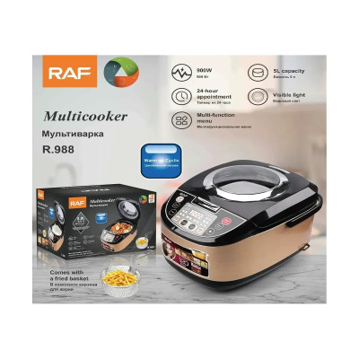 Мультиварка 5,0л 900Вт RAF R988