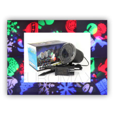 Проектор новогодний уличный 12 рисунков SH-009 PIC-11-12