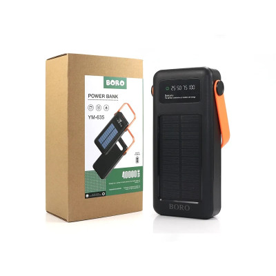 Внешний аккумулятор (power bank) 40000mAh (10000mAh) Boro YM-635