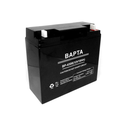 Аккумуляторная батарея BAPTA 12В 18,0Ач 181х77х167 BP-4300