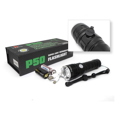 Фонарь полицейский micro USB Bailong 1х18650 BL-A73-P50