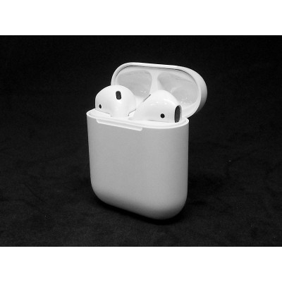 Гарнитура Double с кейсом AirPods (copy, Apple logo) BT