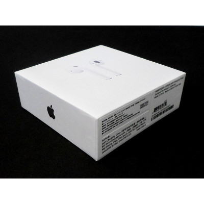 Гарнитура Double с кейсом AirPods (copy, Apple logo) BT