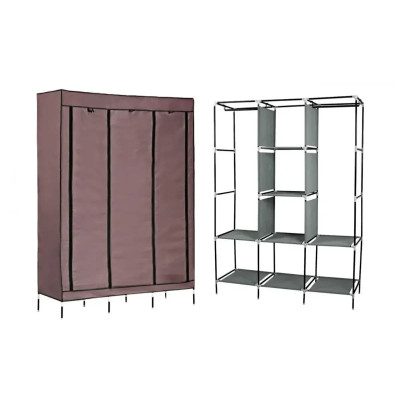 Шкаф для одежды тканевой складной 130х45х175см Storage Wardrobe 88130