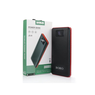 Внешний аккумулятор (power bank) 30000mAh (9600mAh) Boro JS-8