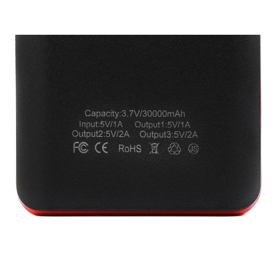 Внешний аккумулятор (power bank) 30000mAh (9600mAh) Boro JS-8