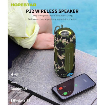 Минидинамик Bluetooth HOPESTAR P32MAX