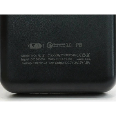 Внешний аккумулятор (power bank) KP 20000мАч 22,5Вт PD-21