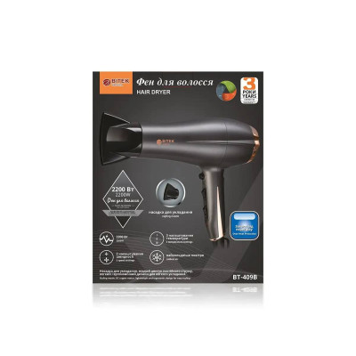 Фен для волос 2200Вт BITEK BT-409B