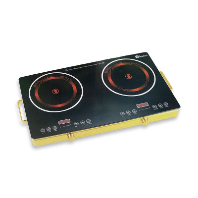 Электроплита инфракрасная 2 конфорки Domotec MS-5881