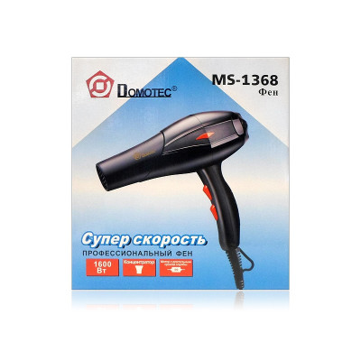 Фен для волос Domotec 1600Вт