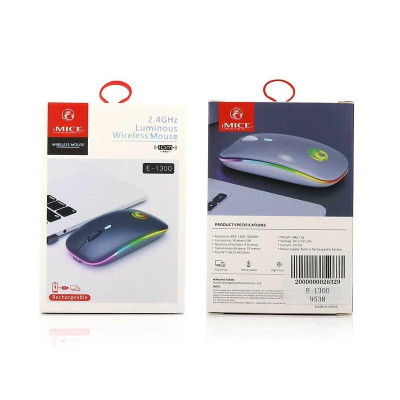 Компьютерная мышь беспроводная RGB iMICE E-1300