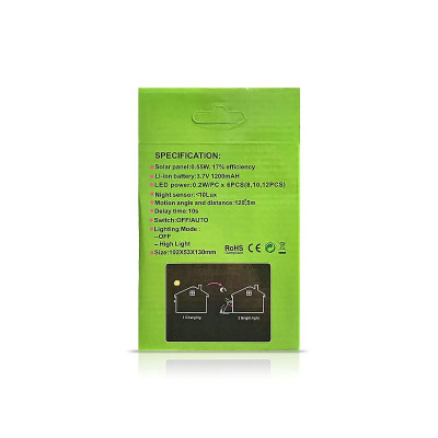 Лампа диодная Bailong Solar день-ночь BL-609-30SMD