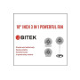 Вентилятор напольный BITEK 3 в 1 18" (46см) 120Вт 3 металл. лоп. BT-1882