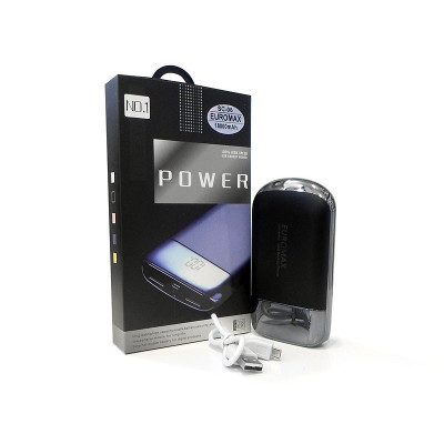 Внешний аккумулятор (power bank) EUROMAX 18000мАч (3600мАч)