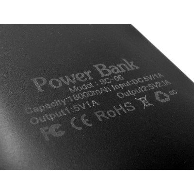 Внешний аккумулятор (power bank) EUROMAX 18000мАч (3600мАч)