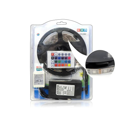 Светодиодная лента 5050 12В 5м (микс) 12V-5050-M