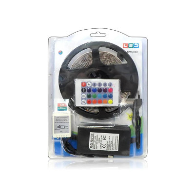 Светодиодная лента 5050 12В 5м (микс) 12V-5050-M