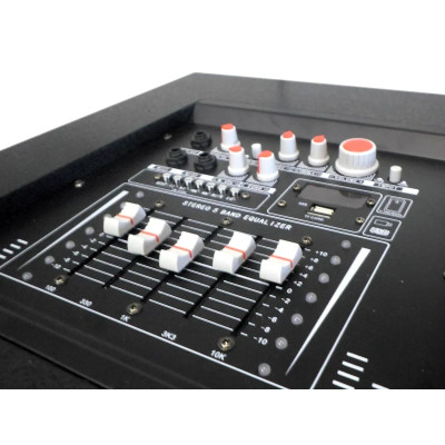Акустические колонки Rock Music 2х100Вт 15" 79x48x44см USB/SD/FM/BT/MIC L/R RC-1504 0,5ш