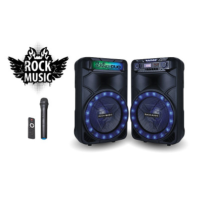 Акустические колонки Rock Music 2х150Вт 15" 72х45х38см L/R RX8888 0,5ш