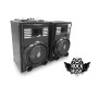 Акустические колонки Rock Music 2х30Вт 8 дюймов 50х30х30см USB/SD/FM/BT/ДУ L/R