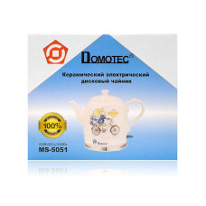 Электрочайник керамический 1,5л 1500Вт Domotec MS-5051