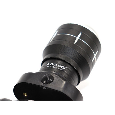 Ліхтар налобний Bailong 2х18650 micro USB BL-T09B-P90
