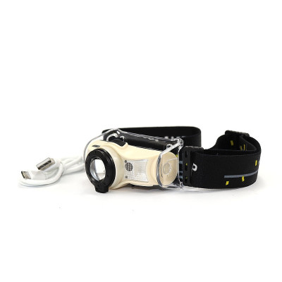 Ліхтар налобний Bailong micro USB з датчиком BL-T068