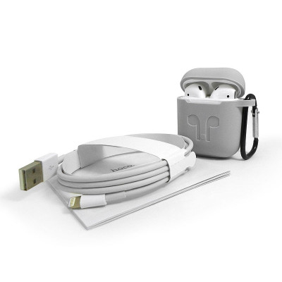 Гарнитура Double с кейсом Bluetooth TWS Hoco