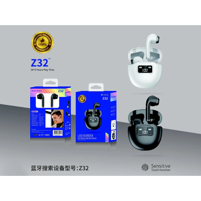 Гарнитура Double с кейсом Bluetooth Wireless Earbuds Z32