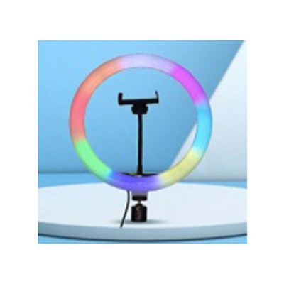 Лампа диодная кольцевая для селфи 10" (26см) CXB-260RGB
