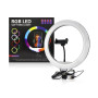 Лампа диодная кольцевая для селфи 12" (30см) CXB-300RGB