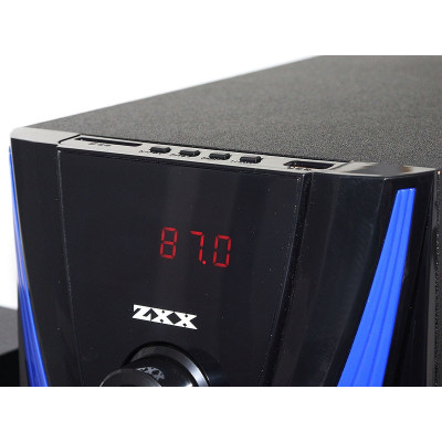 Музыкальный центр 2.1 15Вт+2х5Вт BT/FM/USB/SD/ДУ ZXX ZX-4809BT