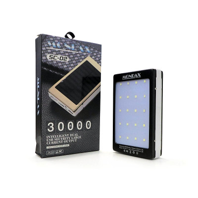 Внешний аккумулятор (power bank) MONDAX 30000мАч (6000мАч)