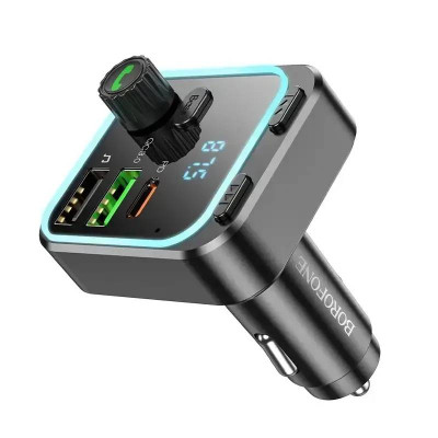 FM модулятор трансмиттер Bluetooth PD20W QC3.0 Borofone BC53 Highway