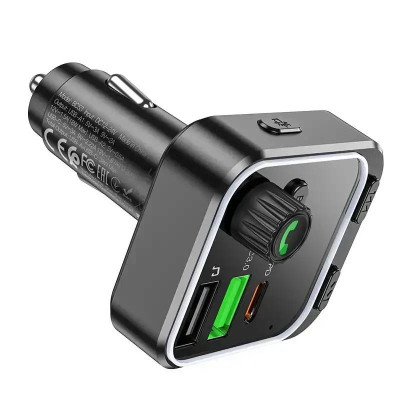 FM модулятор трансмиттер Bluetooth PD20W QC3.0 Borofone BC53 Highway