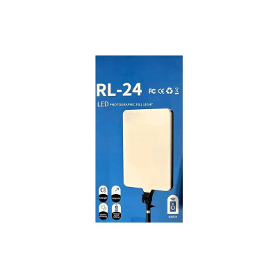 Лампа диодная прямоугольная для селфи RL-24 39х27см