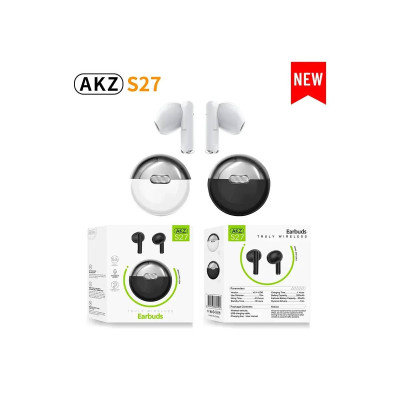 Гарнитура Double с кейсом Bluetooth TWS AKZ-S27