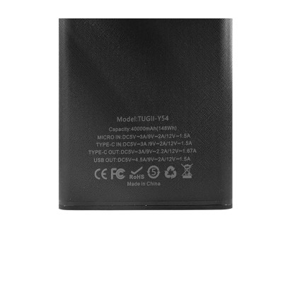Внешний аккумулятор (power bank) 40000мА·час 22,5Вт TUGII Y54