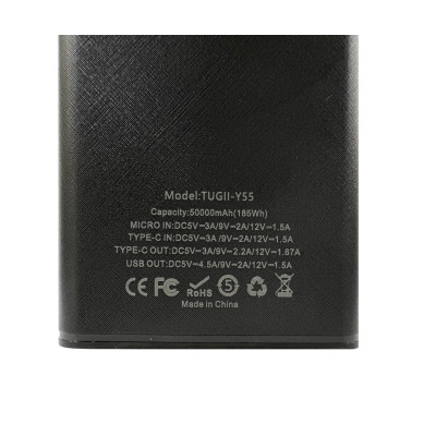 Внешний аккумулятор (power bank) 50000мА·час 22,5Вт TUGII Y55