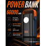 Внешний аккумулятор (power bank) 60000мА·час 100Вт KP KPG-60000