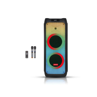 Акустическая переносная колонка ZXX-5590 100Вт 2x10" 88х32х32см USB/TWS/TF/REC/LED/FM/BT/2MIC/ДК