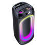 Акустическая переносная колонка B208-04 80Вт 2x8" BAAB TWS/FM/USB/TF/BT/LED/2MIC