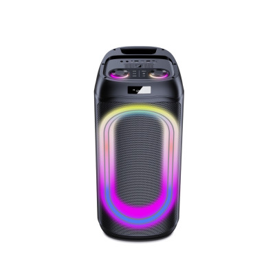 Акустическая переносная колонка B208-04 80Вт 2x8" BAAB TWS/FM/USB/TF/BT/LED/2MIC