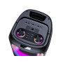 Акустическая переносная колонка B208-04 80Вт 2x8" BAAB TWS/FM/USB/TF/BT/LED/2MIC